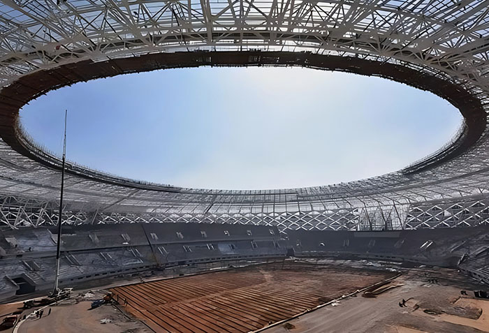 الملاعب الرياضية ذات الهيكل الصلب